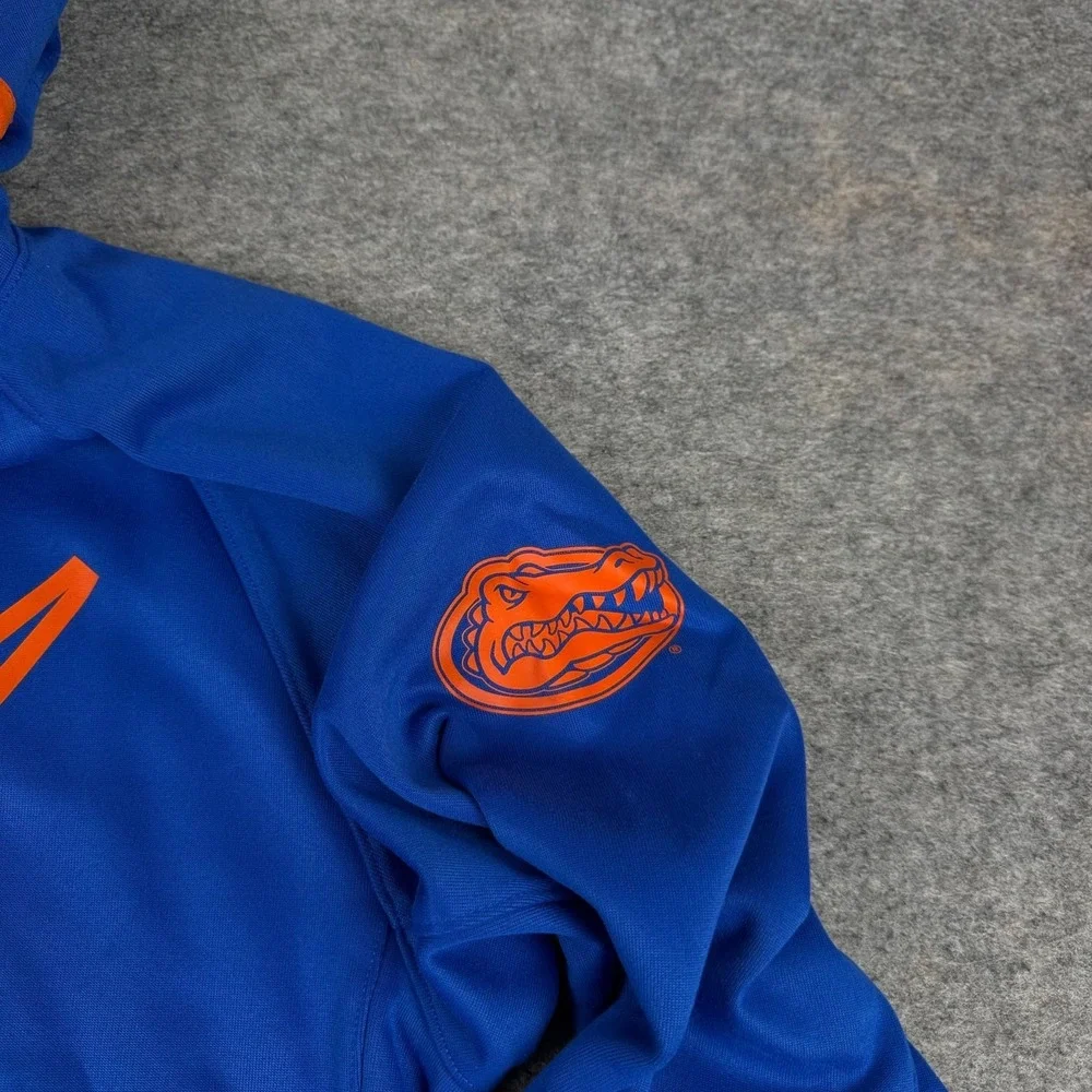 Nike Air Jordan Florida Gators Basketball Hoodie Sweatshirt Blue Mens Small S